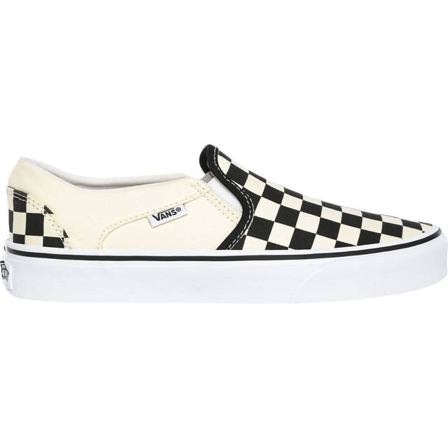 (WMNS) Vans Asher 'Checkerboard Black White' VN000VOSAPK - Black and White - 9