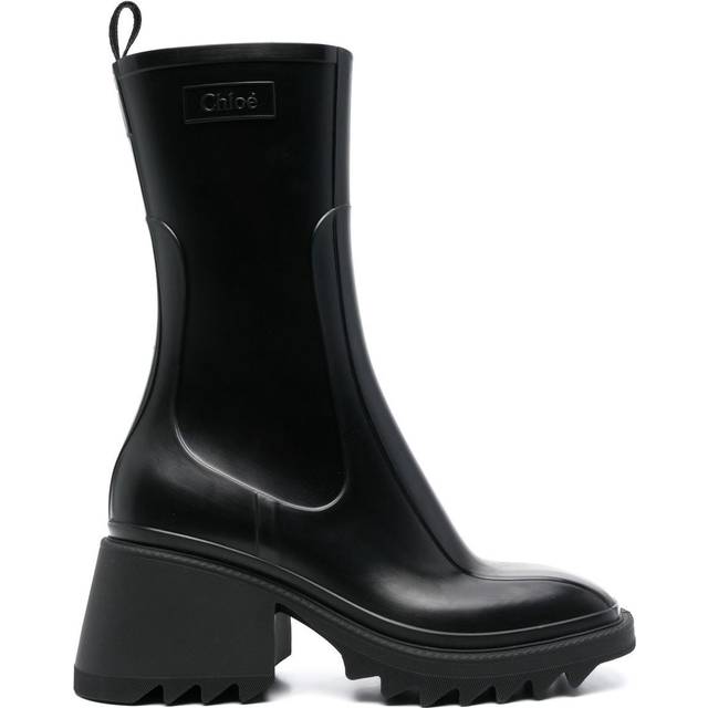Chloé - slip-on ankle boots - women - Rubber/Rubber/Rubber/Elastane - 36 - Black