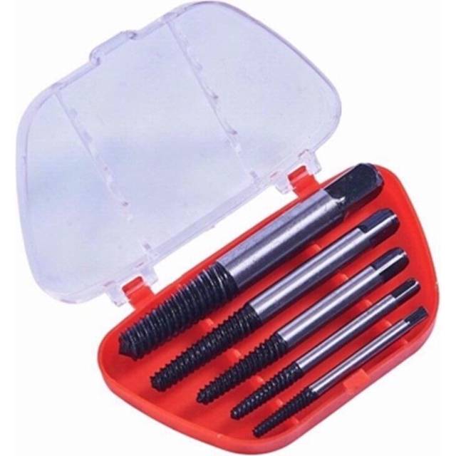Amtech 5 Piece Screw Extractor Set With Storage Case