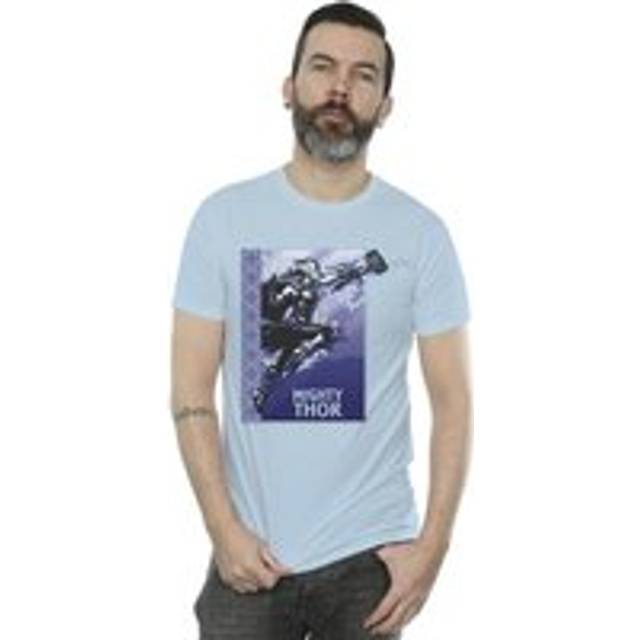 Thor Love And Thunder Mighty Thor T-Shirt - Baby Blue - XXL