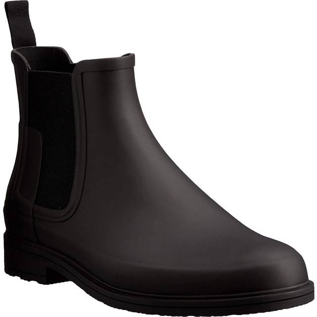 Hunter mens boots original refined chelsea casual pull-on chelsea rubber