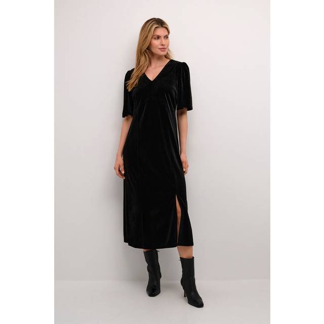 Cream Crpativa Dress Kim fit Dam Maxiklänningar Stl. 46 - Från Magasin - Pitch Black (46)