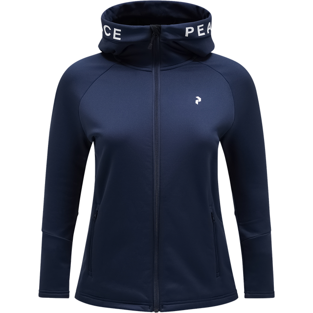 Peak Performance Women's Rider Zip Hood Blue Shadow/Blue Shadow, L