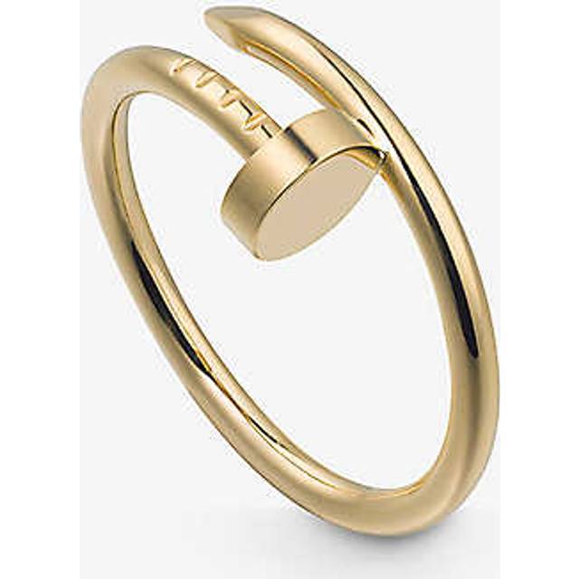 Cartier Mens Yellow Gold Juste Un Clou Small 18ct Yellow-gold Ring 56mm - YELLOW GOLD