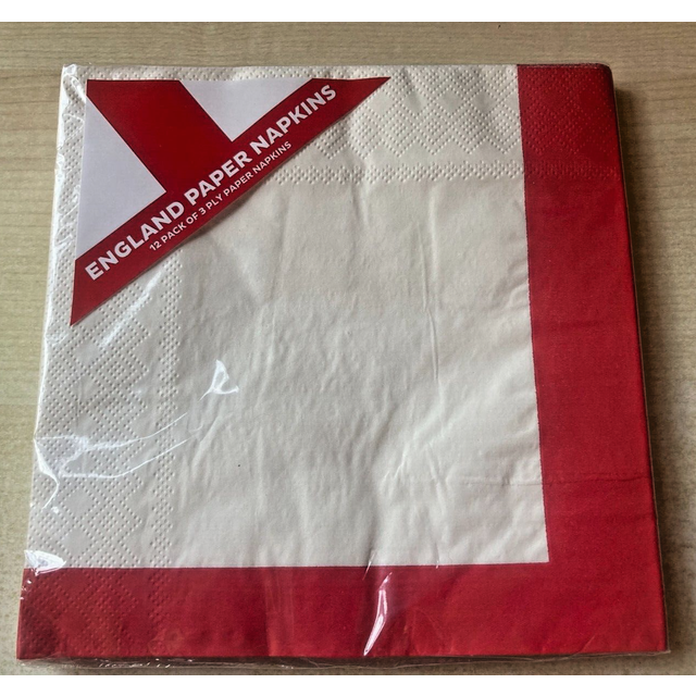 England Paper Napkins 3 Ply 12 Pack