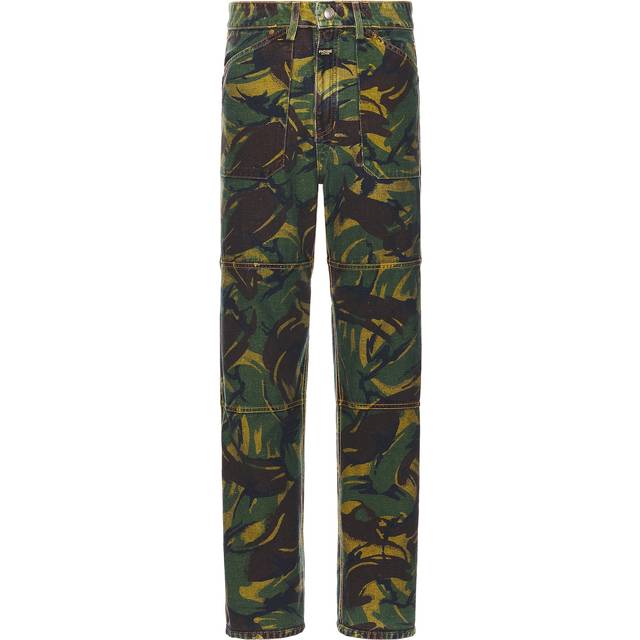 Martine Rose-Camo Reversible Jeans Blu-Uomo - Blue - S
