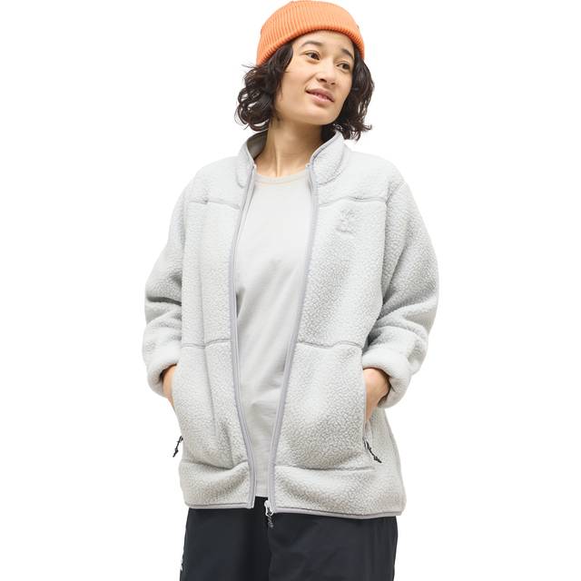 Mossa Pile W fleecejacka, Stone Grey Melange, Dam, L