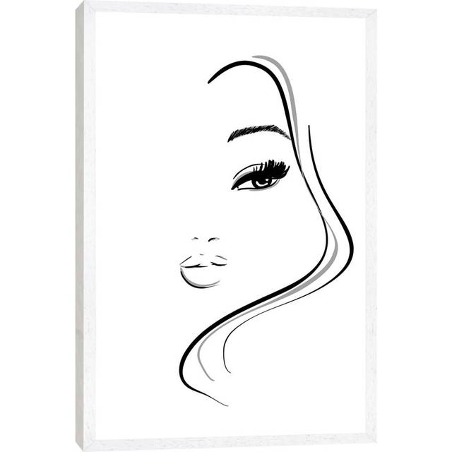 Abstract Beauty by Sabina Fenn - Gallery-Wrapped Canvas Giclée on Canvas - White Framed (66.04cm H x 45.72cm W x 3.81cm D)