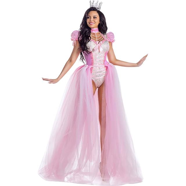 Sexy Good Pink Witch Women's Costume | Sexy Witch Costumes - Pink&#47;Beige (XL)