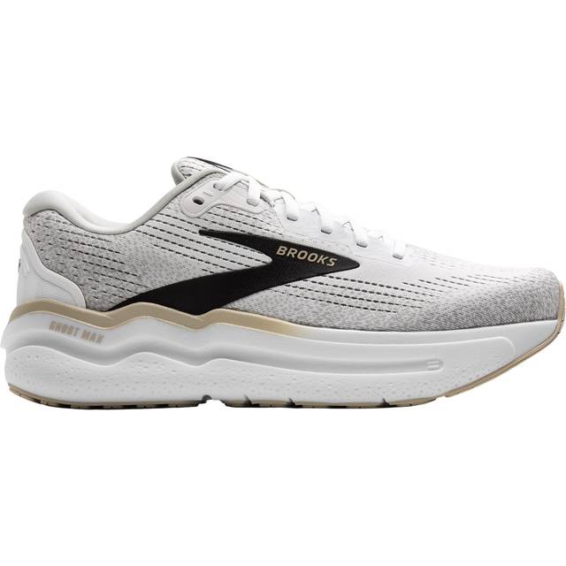 Brooks Ghost Max 2 sneakers, vit/kräm/rosa, 45,5 EU, Vit grädde rosa, 45.5 EU