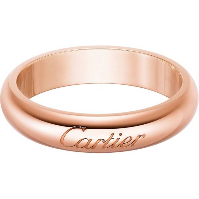 Rose Gold C de Cartier Wedding Ring - 52