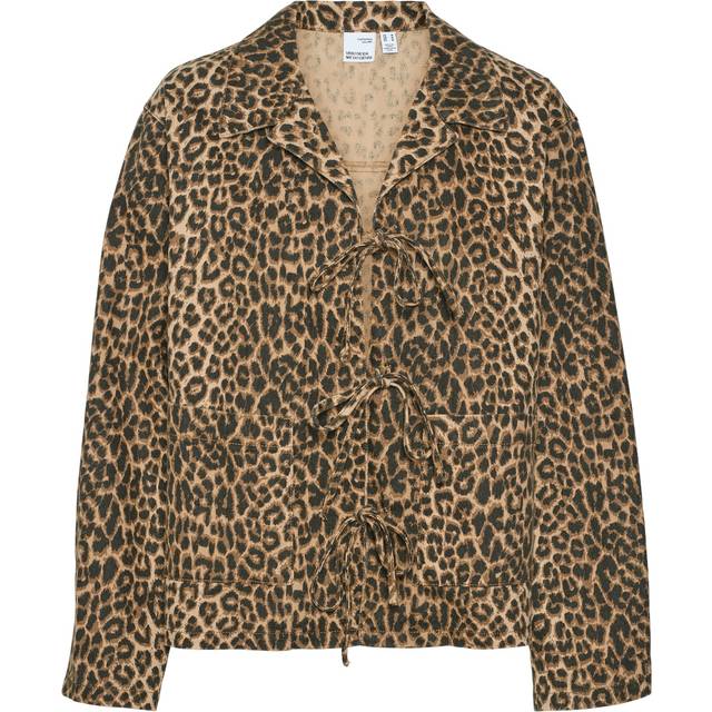 VERO MODA dame jakke VMKIRBY - Silver Mink LEOPARD