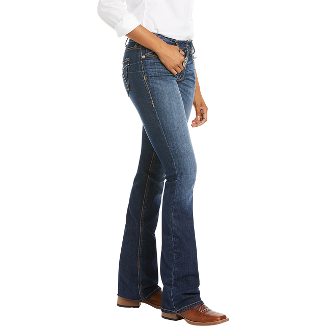 Women's jeans Ariat R.E.A.L Perfect Rise Stretch Rosa - Bleu