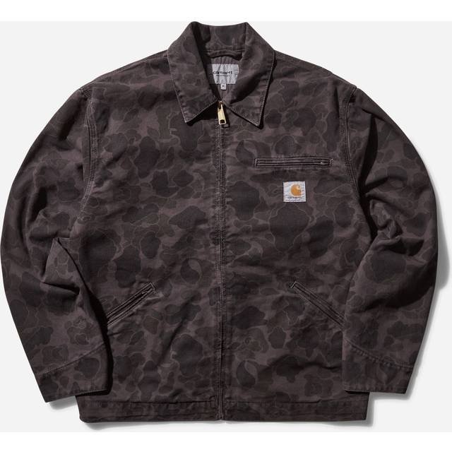 Jacket Carhartt WIP Duck Detroit Jacket UNISEX Camo Duck/ Green/ Office Green Garment Dyed M (M)