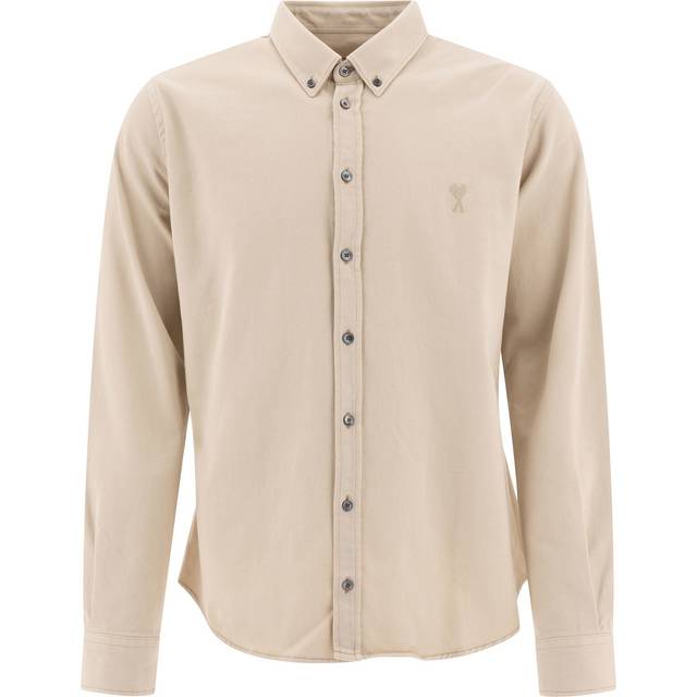 AMI Paris ADC Shirt in Off White - Cream. Size S (also in ). (S)