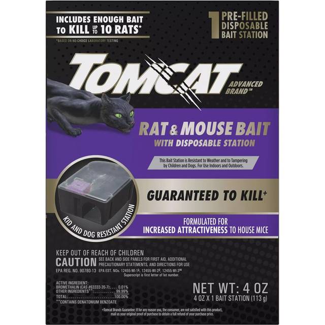 Tomcat 103000 Advanced Formula Refillable Mouse Bait Station