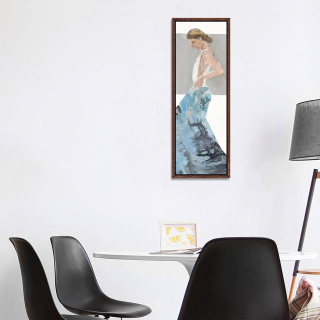 Fashion Panel II by Stellar Design Studio - Panoramic Gallery- GiclÃ©e on Canvas - Classic Wood Framed (121.92cm H x 40.64cm W x 3.81cm D)