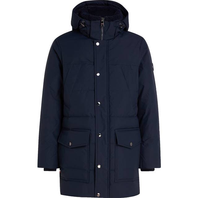 Tommy Hilfiger Rockie Utility Parka - Navy, Navy, Size Xl, Men - XL