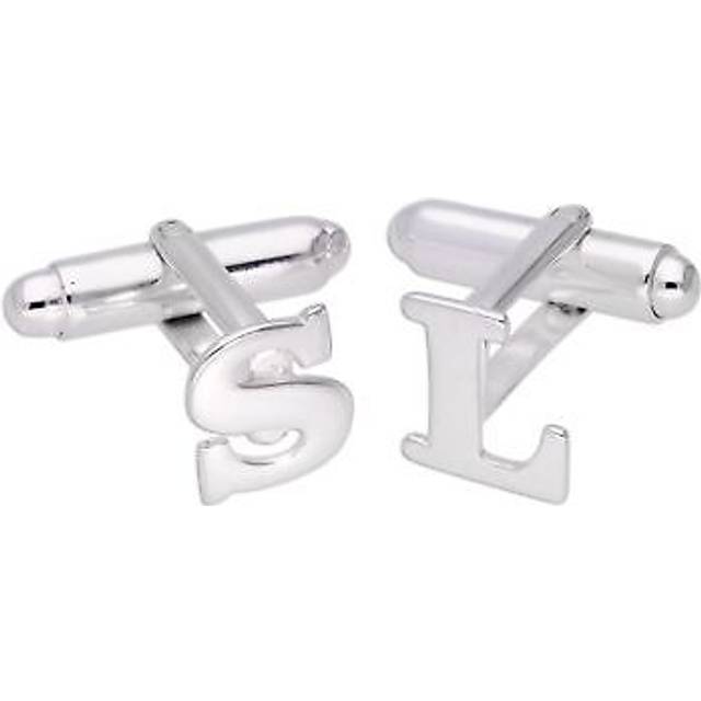 Sterling Silver Personalised Alphabet Letter Cufflinks Buy 1 Get 2nd 25% Off