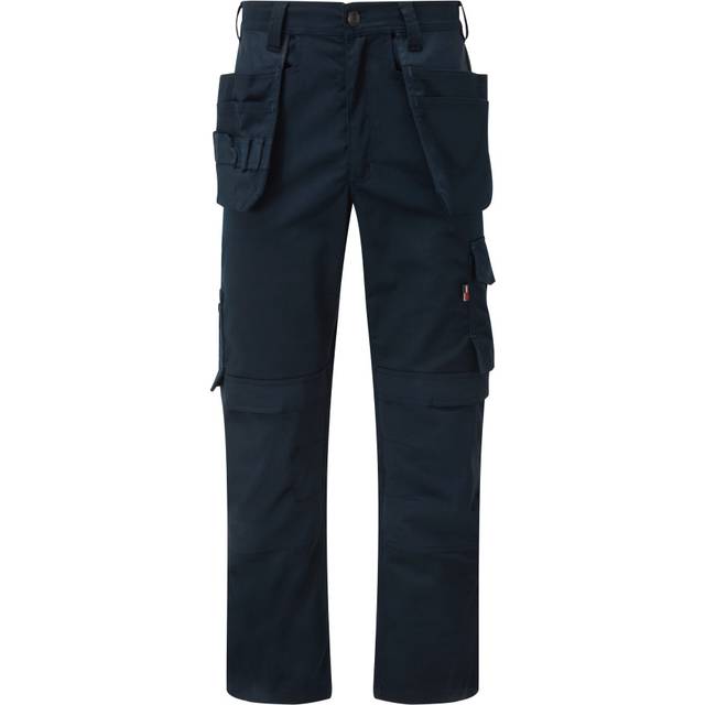 "(38"" Waist / Long Leg) Tuffstuff Pro Flex Slim Fit Trade Work Trousers Navy (Various Sizes)"