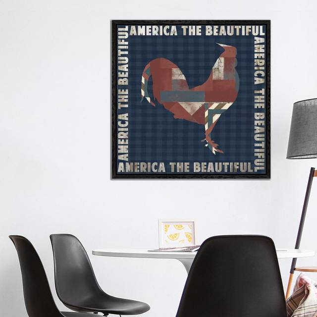Fourth On The Farm Collection E by Studio W - Gallery-Wrapped Canvas Giclée on Canvas - Black Framed (93.98cm H x 93.98cm W x 3.81cm D)