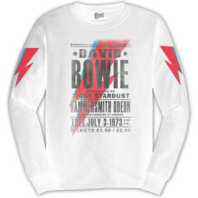 David bowie - tshirt - unisex - medium - long sleeves - 13 - n500z