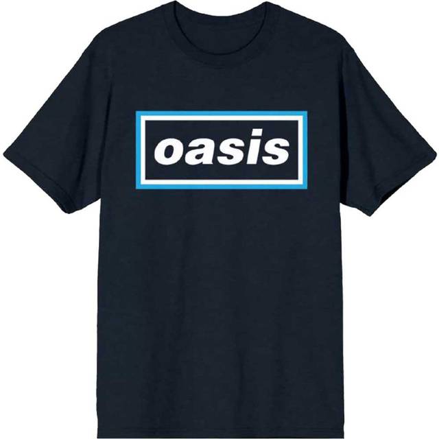 (L, Navy) Oasis Maine Road Event Logo T Shirt