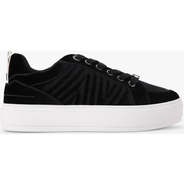 KG Kurt Geiger Womens Kingly Sneakers - Black Fabric - Size UK 3