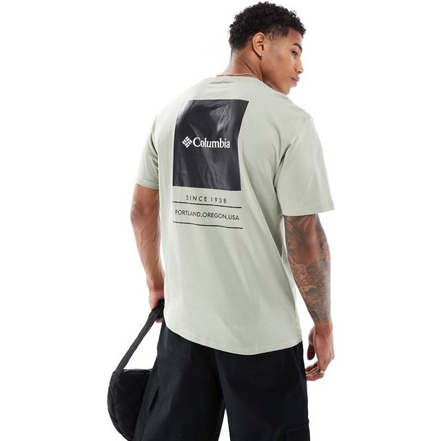 Columbia Men's Barton Springs Short Sleeve Graphic Tee - Green, Green, Size Xl, Men - XL