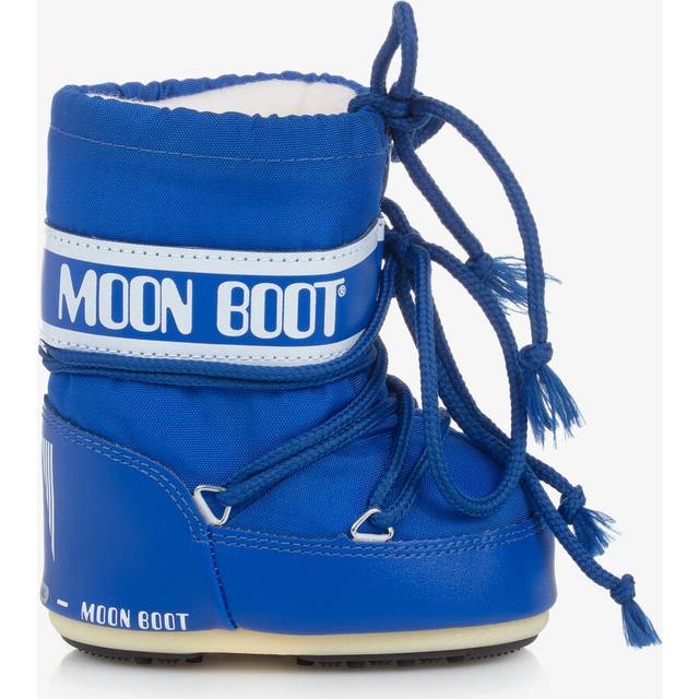 Moon Boot Blue Mini Nylon Snow Boots - 19-22