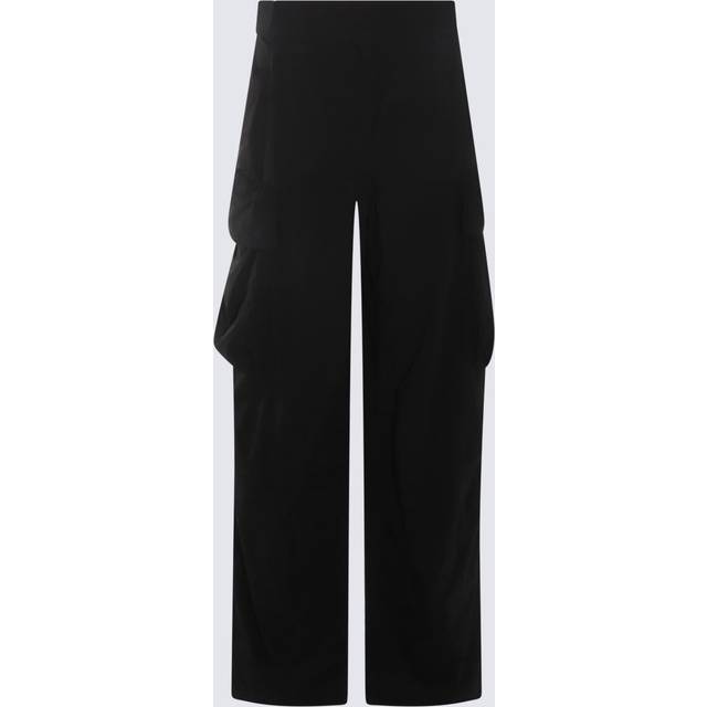 alexanderwang.t Black Oversize Pockets Cargo Pants - BLACK 001 - US 12
