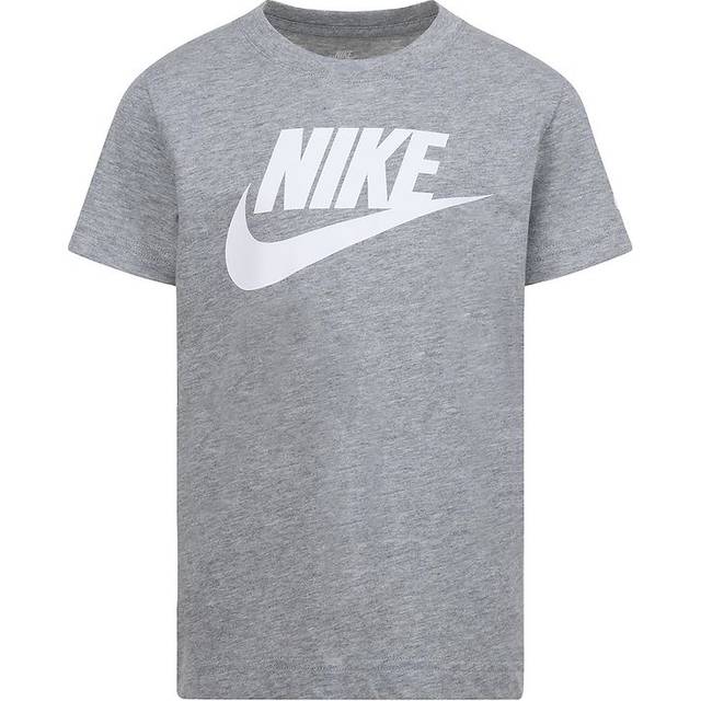 Nike unisex for kids. 86J575 Futura shirt grey (3años= 92/98 cm), Casual, Sport, Cotton, Multisport, Short sleeve, children's fashion