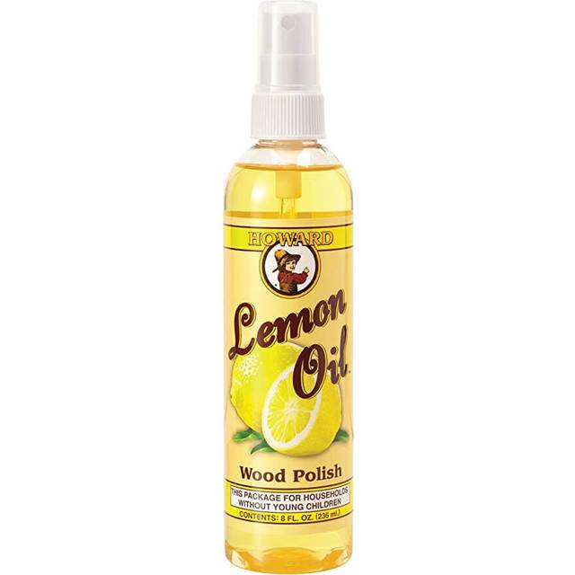 Howard Lemon Oil Furniture Polish Spray Cleaner for Wooden Items Using Real Citrus Oils 236ml