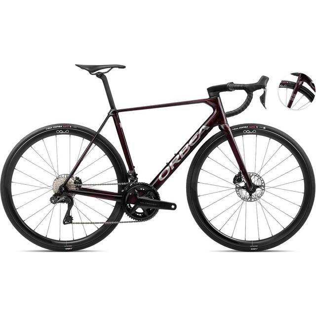 Orbea Orca M20i Team Road Bike 2024 Wine Red/Titanium