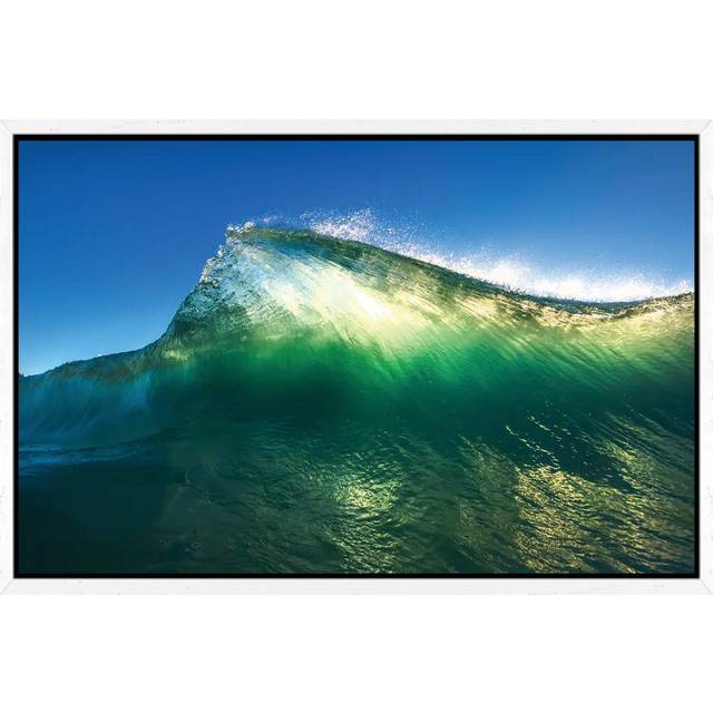 Green Shade by Sean Davey - Gallery- Giclée on Canvas - White Framed (152.5 cm H x 101.5 cm W)