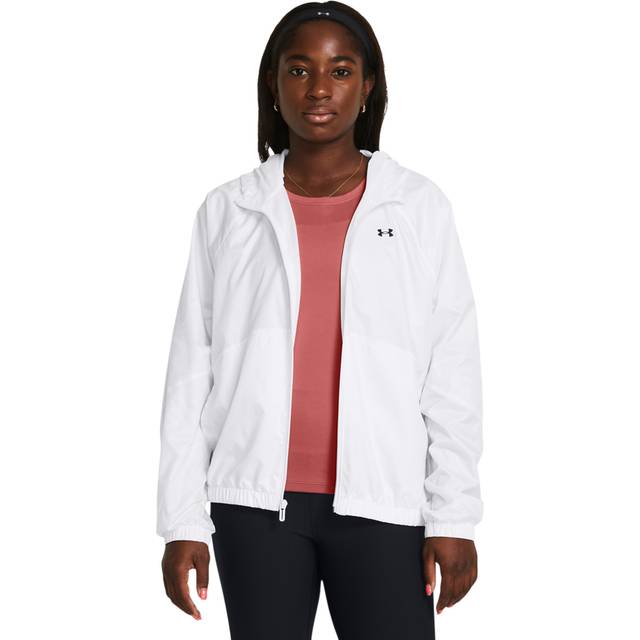 Women's waterproof jacket Under Armour Rival - Blanc