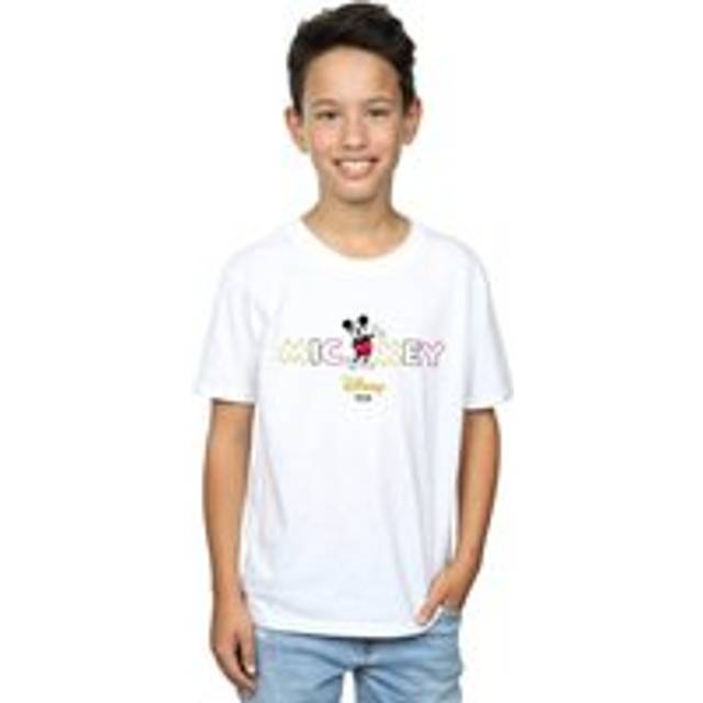 (12-13 Years, White) Disney Boys Mickey Mouse 1928 T-Shirt