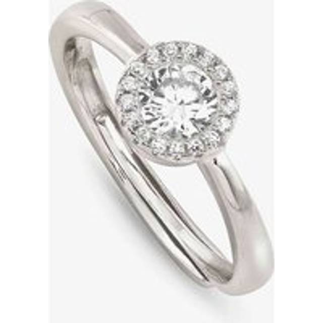 Nomination Seidivina Silver Cubic Zirconia Round Cluster Adjustable Ring 241400/010