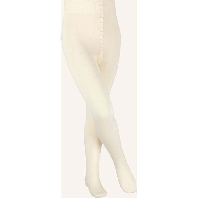 Falke Ivory Knitted Wool Tights - 1-2 year