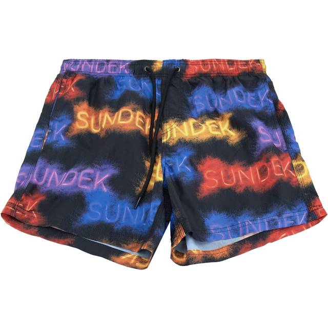 Neon Style Short Swim Trunks