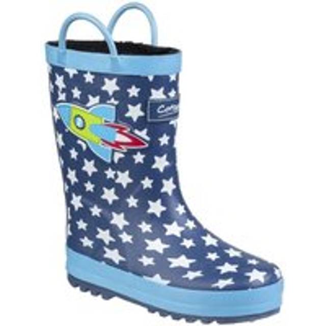 Cotswold Sprinkle Wellingtons Kids | Wellingtons  | Dark Blue White  | UK Size 5