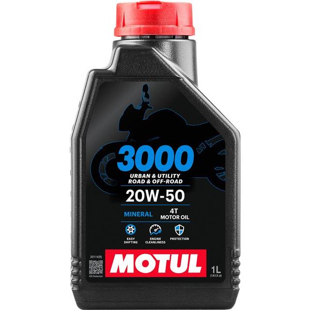 MOTUL 107318 Motorolja 20W-50, Innehåll: 1l, Mineralolja