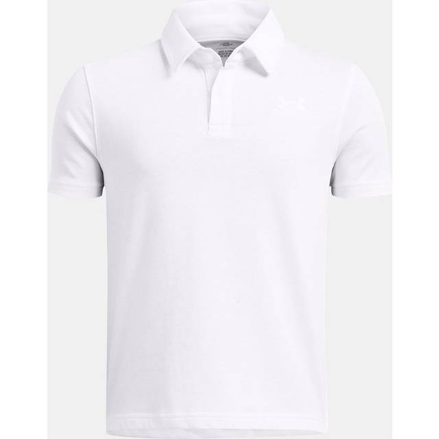 Kids' polo Under Armour Icon - Blanc