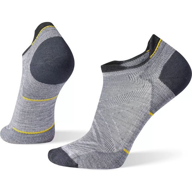 Smartwool Unisex Run ZC Low Ankle Socks Light Gray, XL