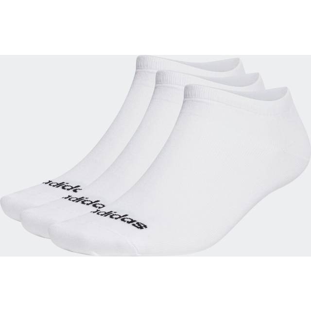 Children's linear low socks adidas (x3) - Blanc