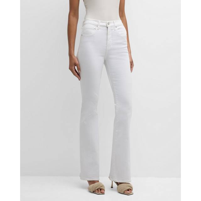 Beverly High-Rise Skinny Flare Jeans - WHITE - 25