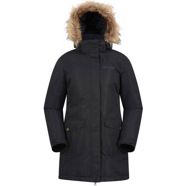 (8 UK, Burgundy) Mountain Warehouse Womens/Ladies Tarka II Long Padded Jacket