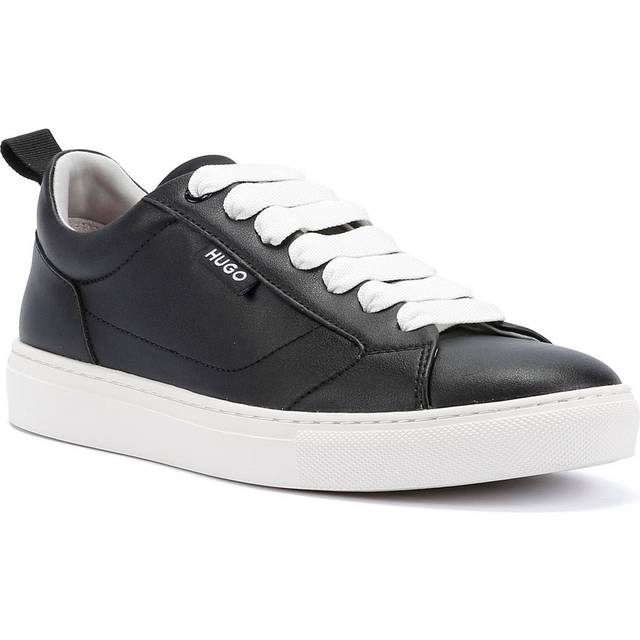 HUGO Morrie Tennis Trainers - Black, Black, Size 40, Women