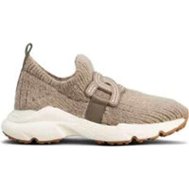 Tod's, Sneakers, female, Beige, 3 UK, Knitted Chain-Link Trainers Beige
