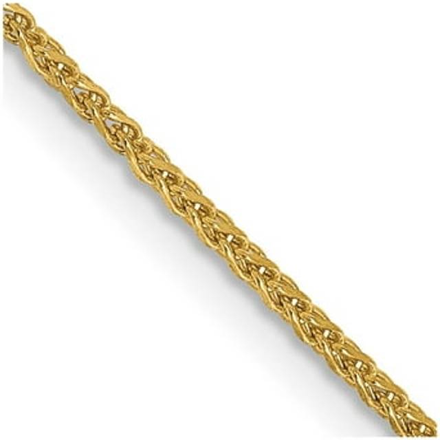 Quality Gold PEN62-16 14K Yellow Gold 1.25 mm Diamond-Cut 16 in. Spiga Chain